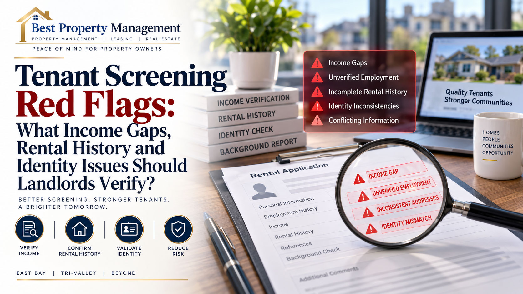 Tenant Screening Red Flags: What Income Gaps, Rental History and Identity Issues Should Landlords Verify?