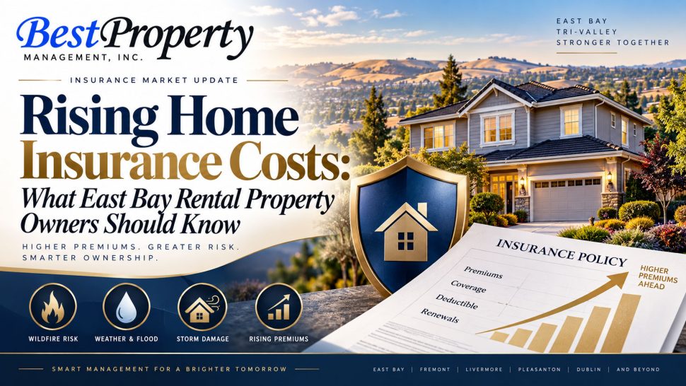 Rising Home Insurance Costs: What East Bay Rental Property Owners Should Know